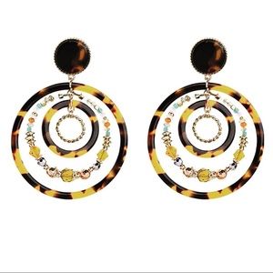 Statement Earrings Bohemain New Resin Acetate
